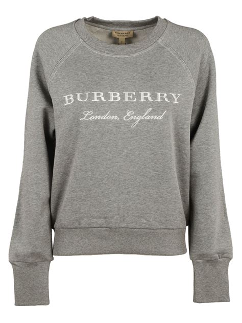 grey burberry sweatshirt|burberry sweatshirt women.